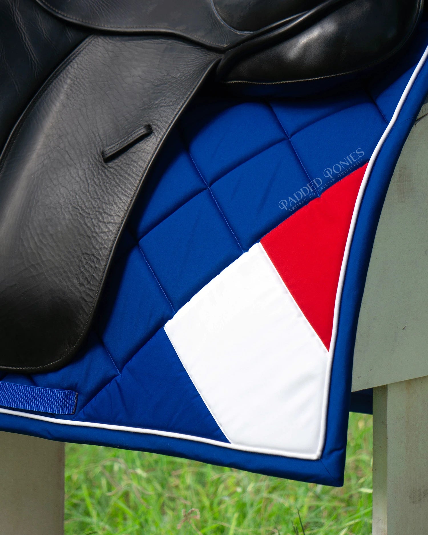 Custom Country Corner Flag Saddle Pad