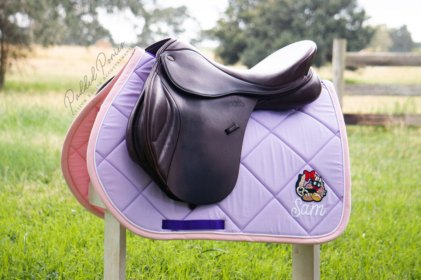 Kiki's Delivery Service JiJi Ghibli Anime Patch All Purpose Saddle Pad