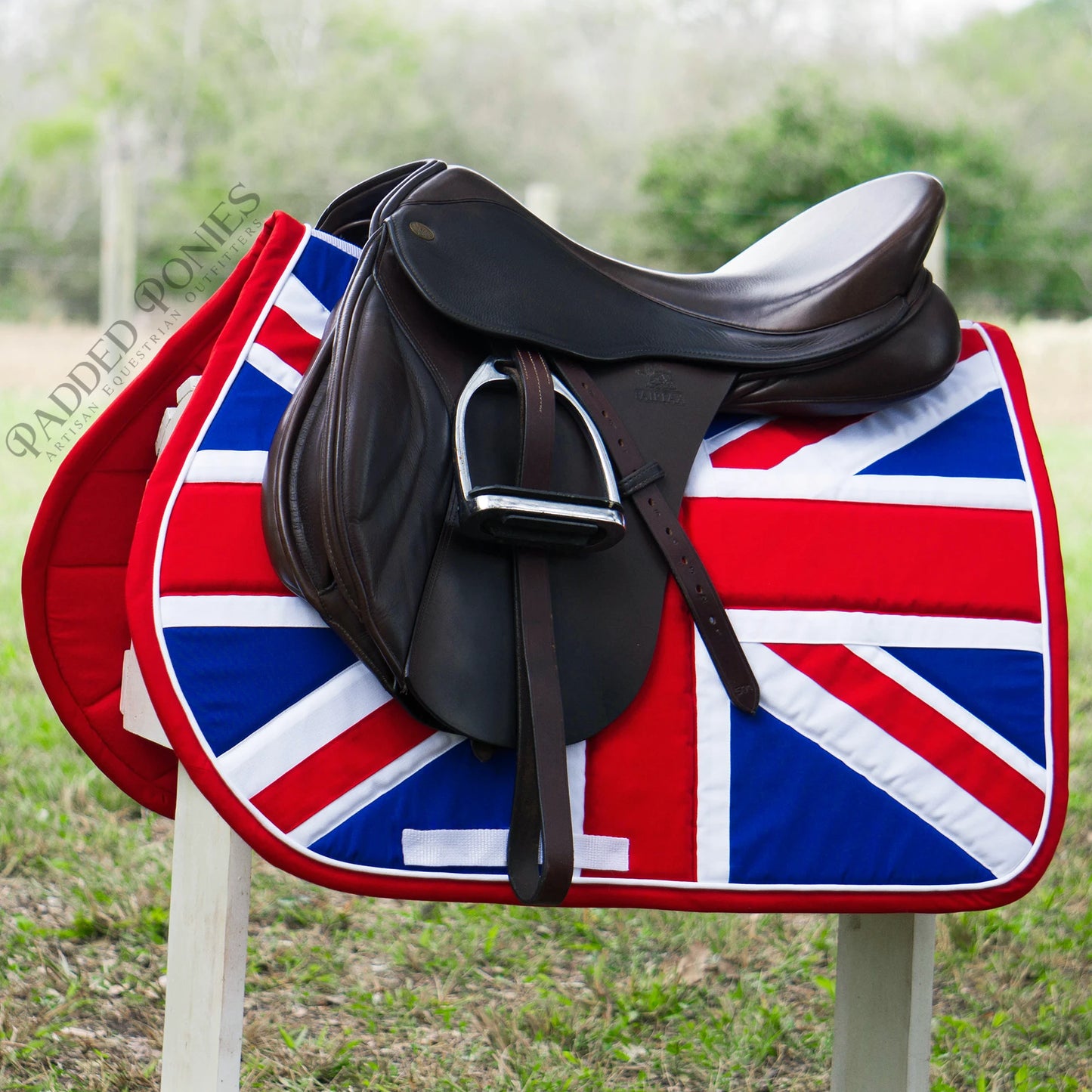 United Kingdom England Union Jack Flag All Purpose Saddle Pad