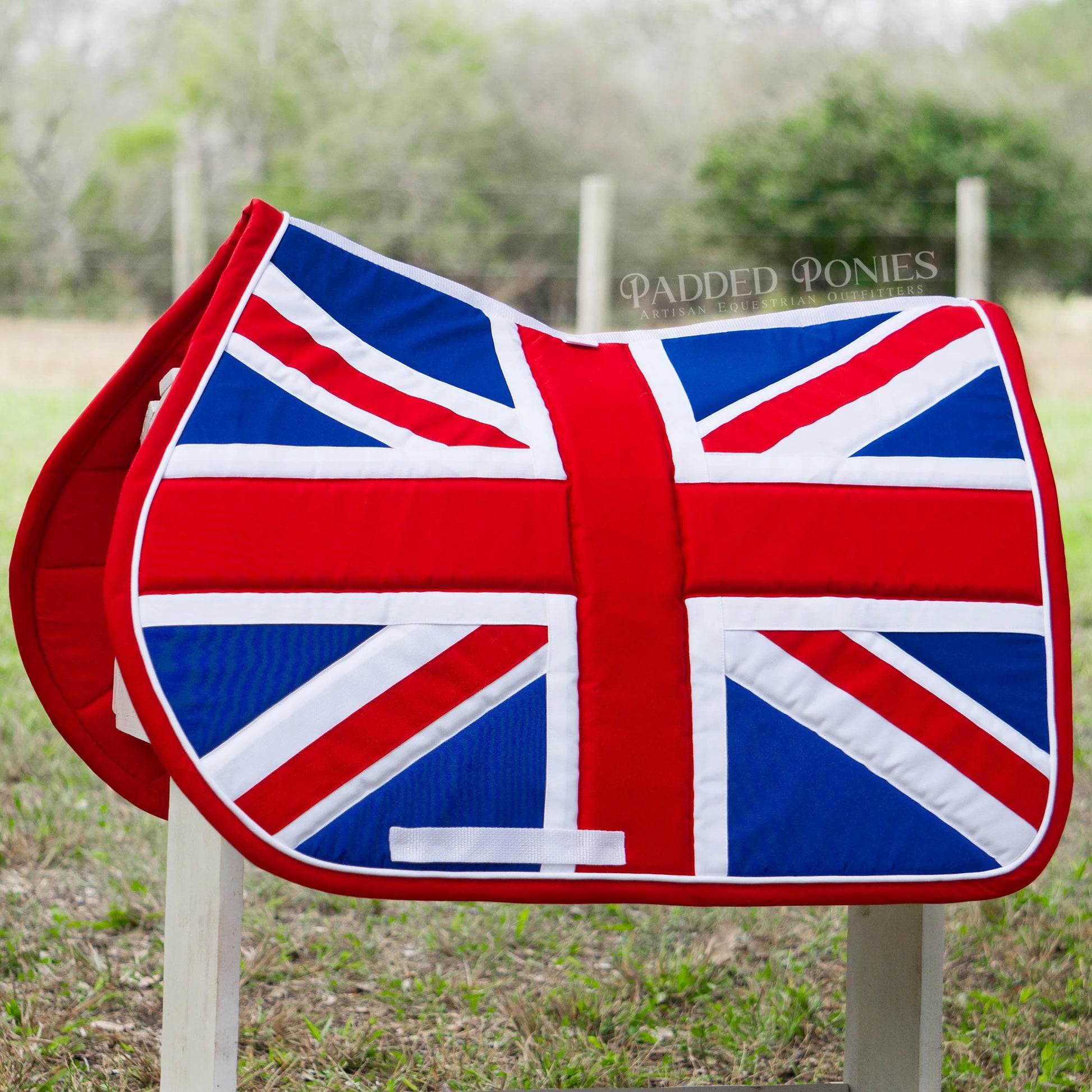 United Kingdom England Union Jack Flag All Purpose Saddle Pad