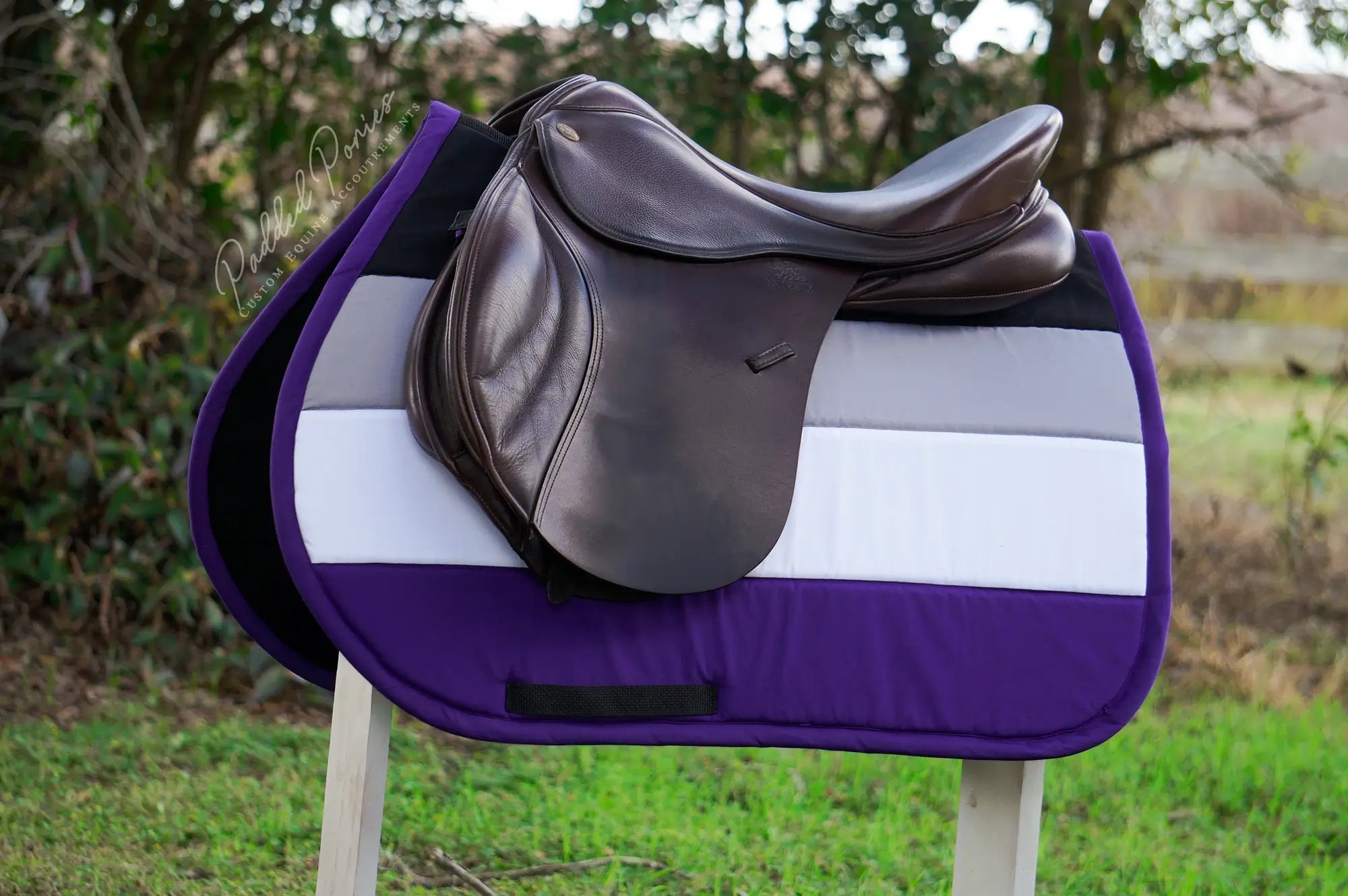 Custom LGBTQ+ Pride Flag Saddle Pad