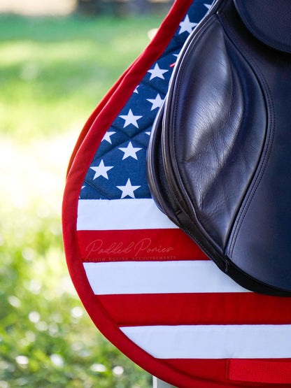 U.S. American Flag All Purpose Saddle Pad 