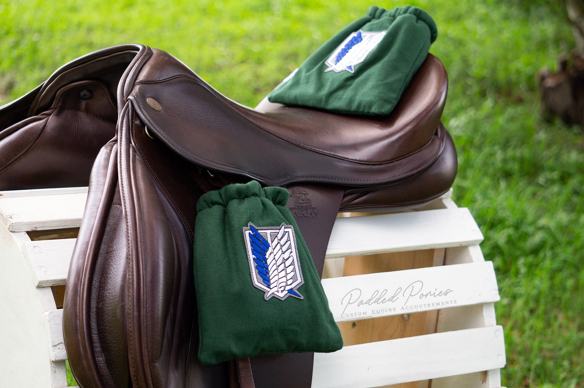 Custom Stirrup Covers Anime Patch