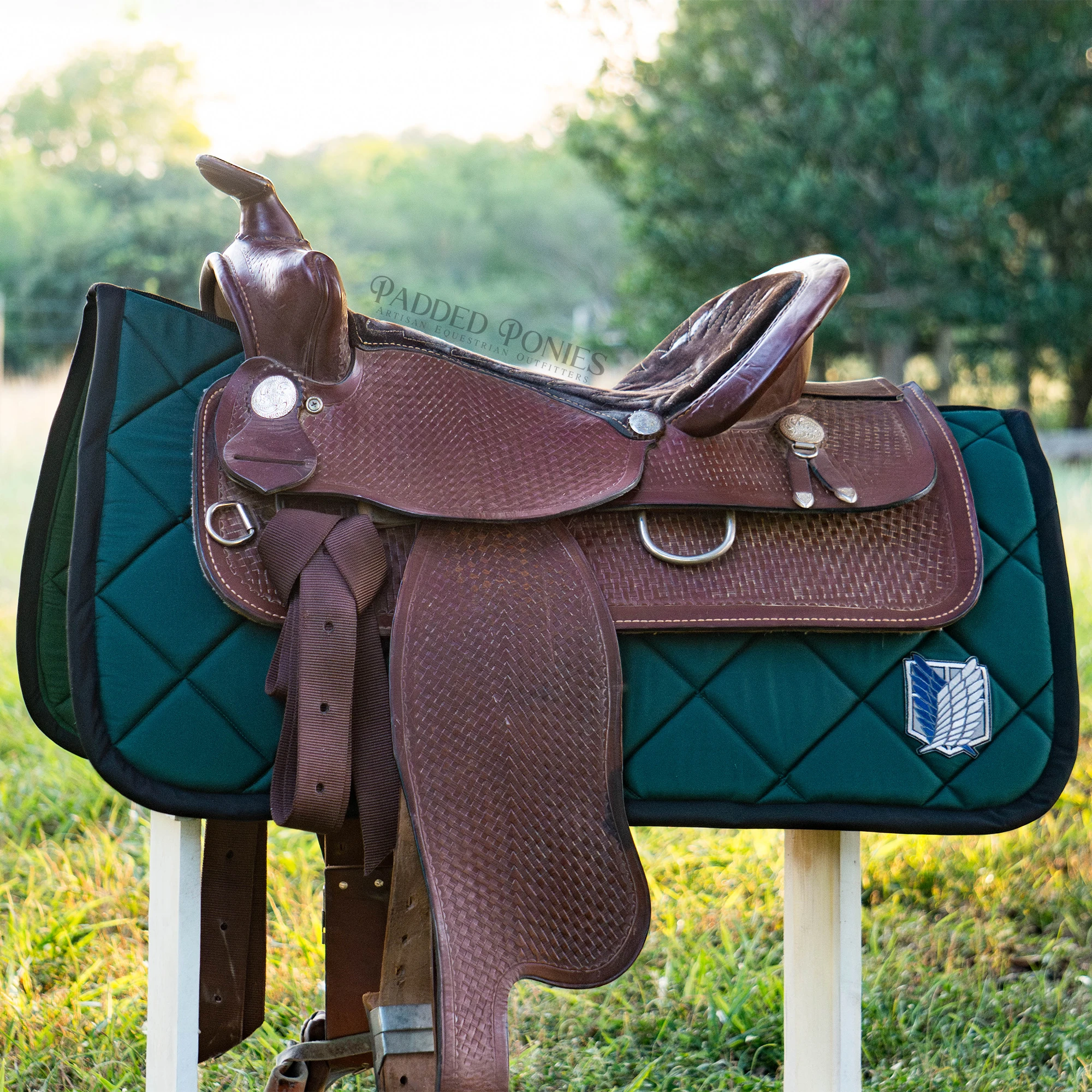 Attack On Titan Scout Patch Anime Western Saddle Pad