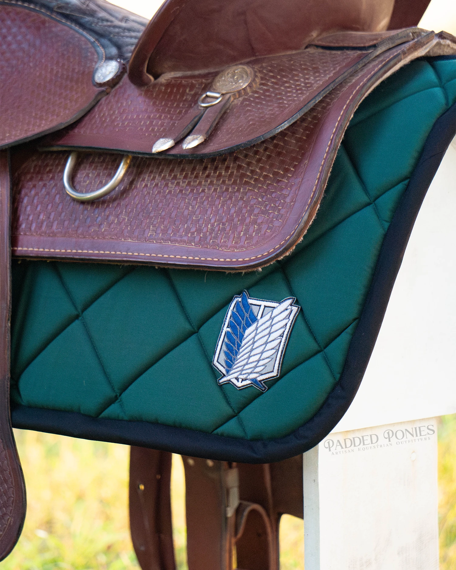 Attack On Titan Scout Patch Anime Western Saddle Pad