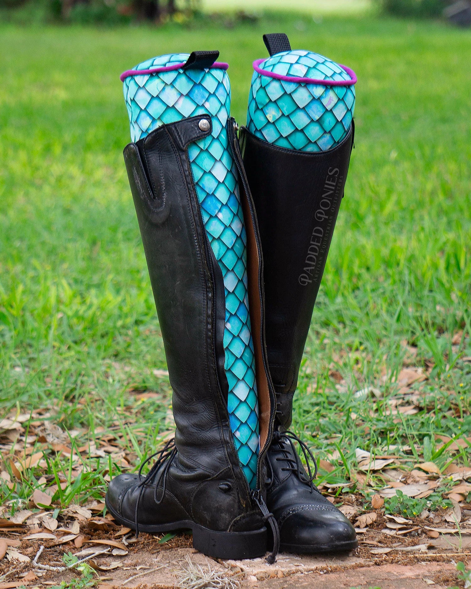 Aqua Dragon/Mermaid/Snake Scales Boot Tree Stuffers