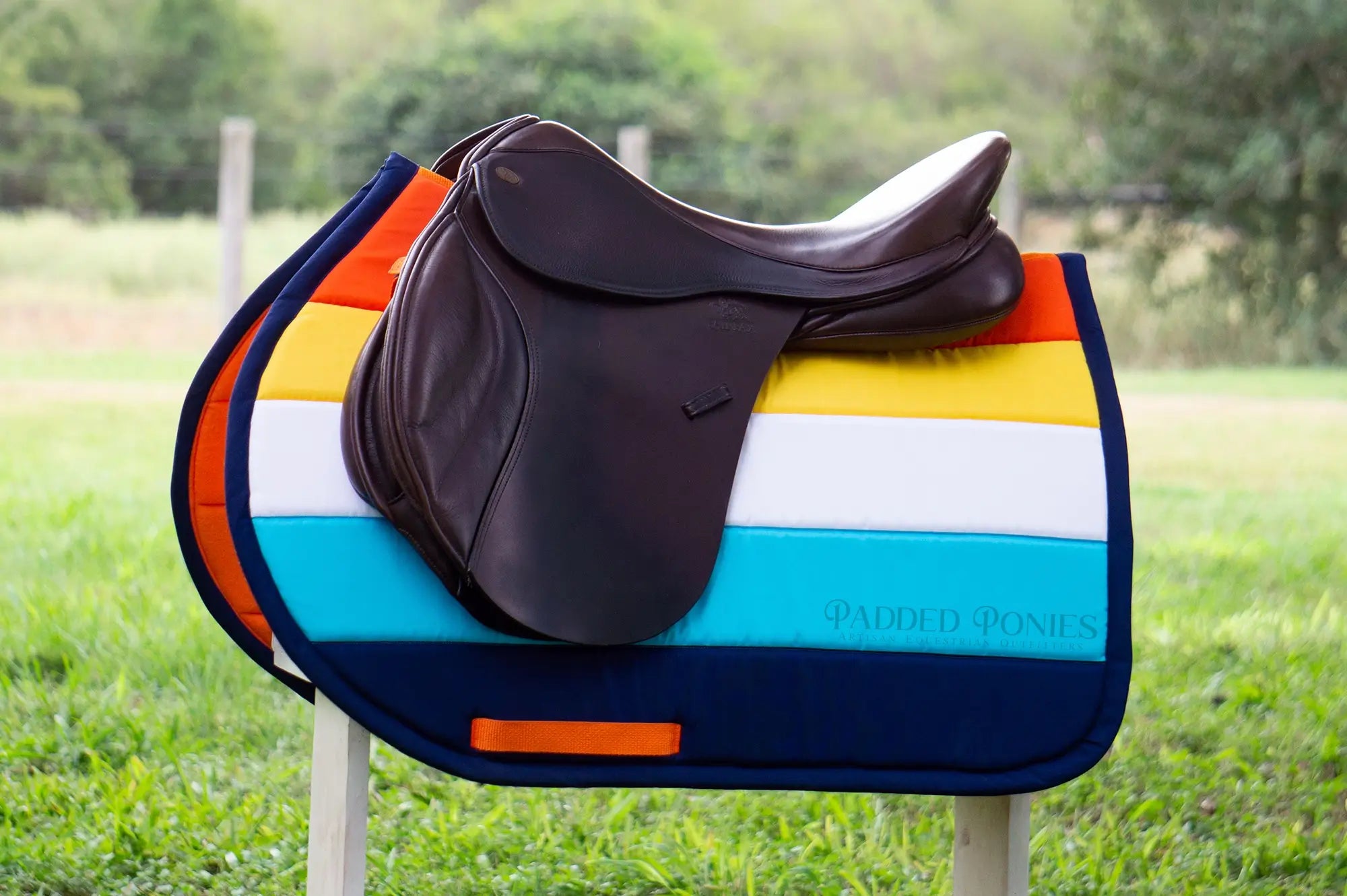 Custom LGBTQ+ Pride Flag Saddle Pad