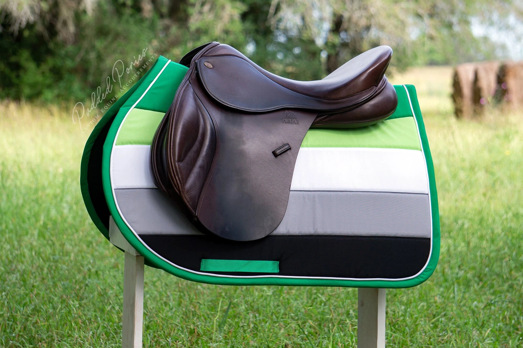 Custom LGBTQ+ Pride Flag Saddle Pad