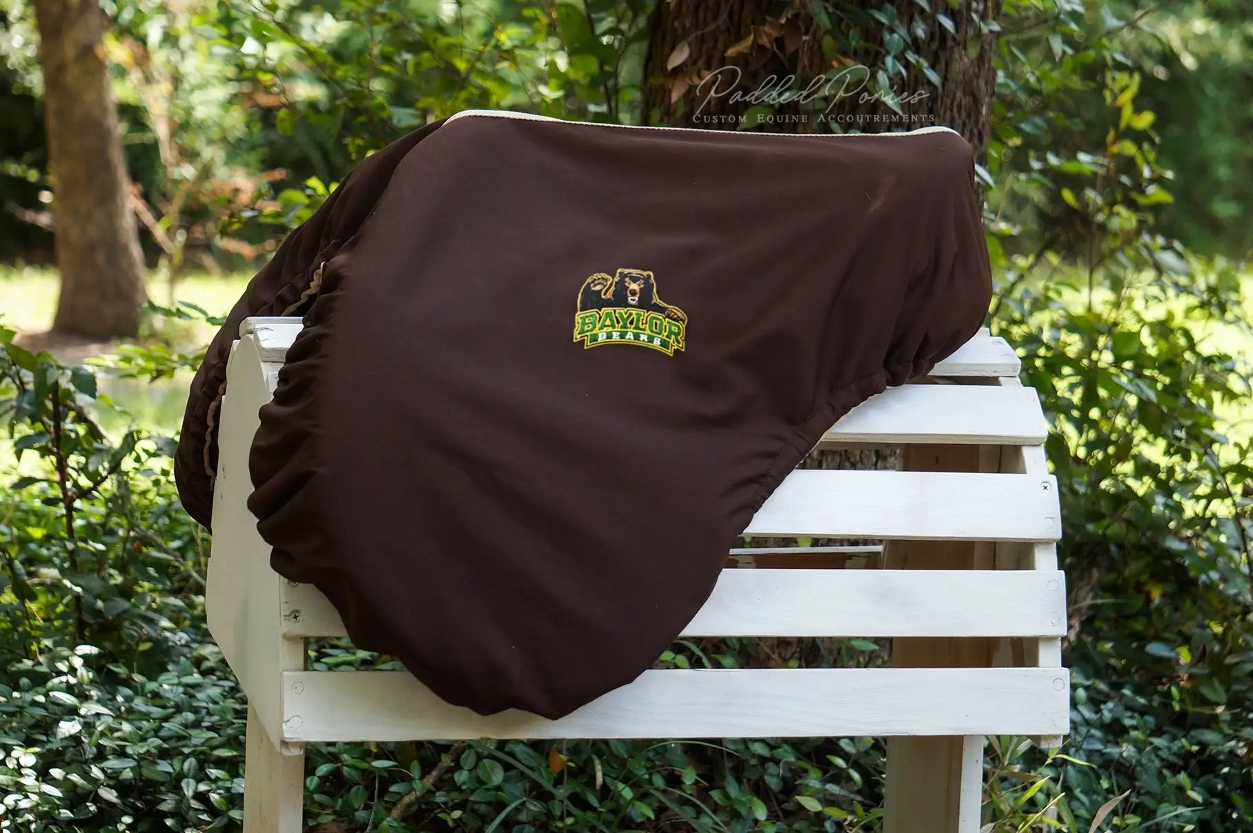 Brown Baylor University Bears Patch All Purpose Saddle Cover
