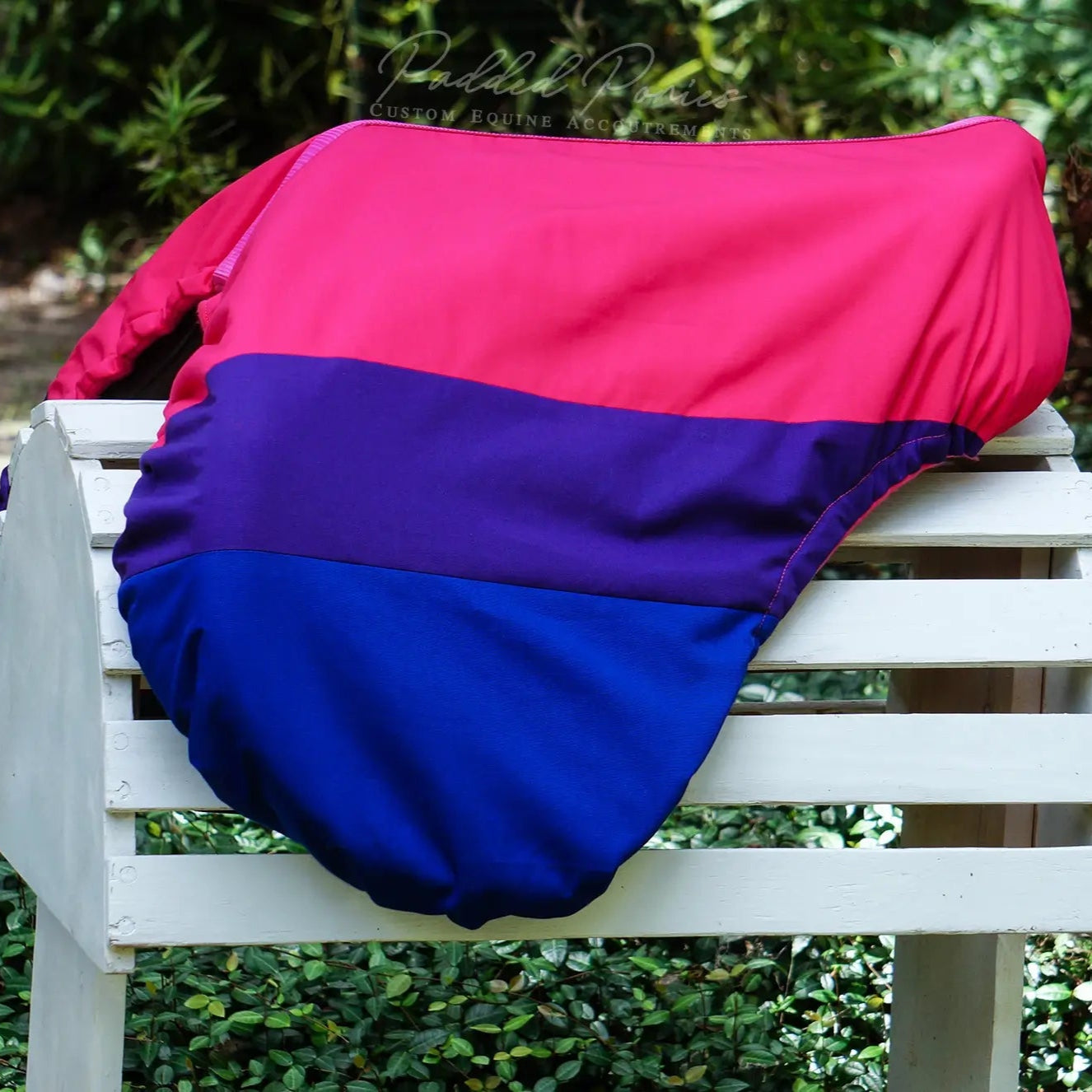 LGBTQ+ Bisexual Flag All Purpose Saddle Cover