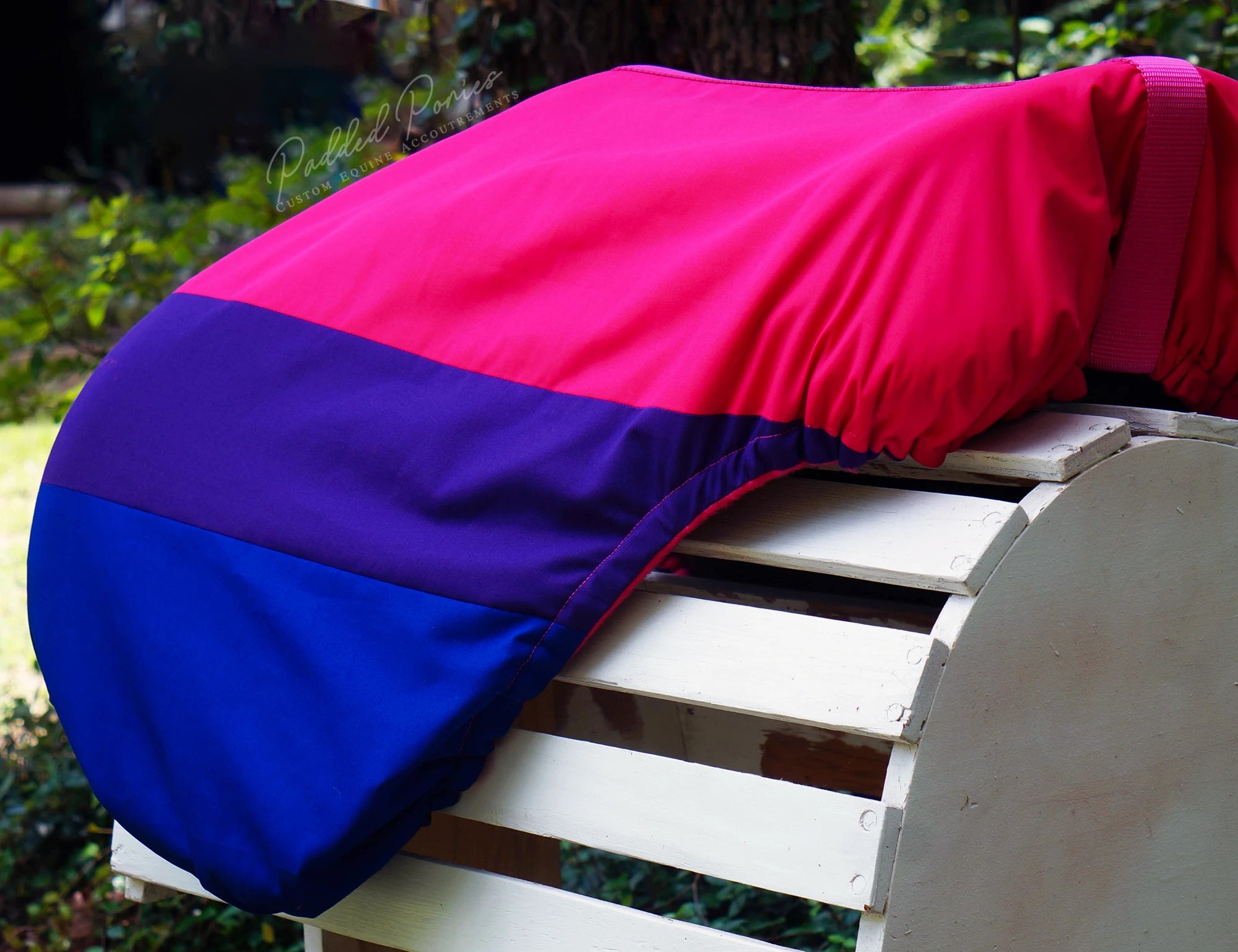 LGBTQ+ Bisexual Flag All Purpose Saddle Cover