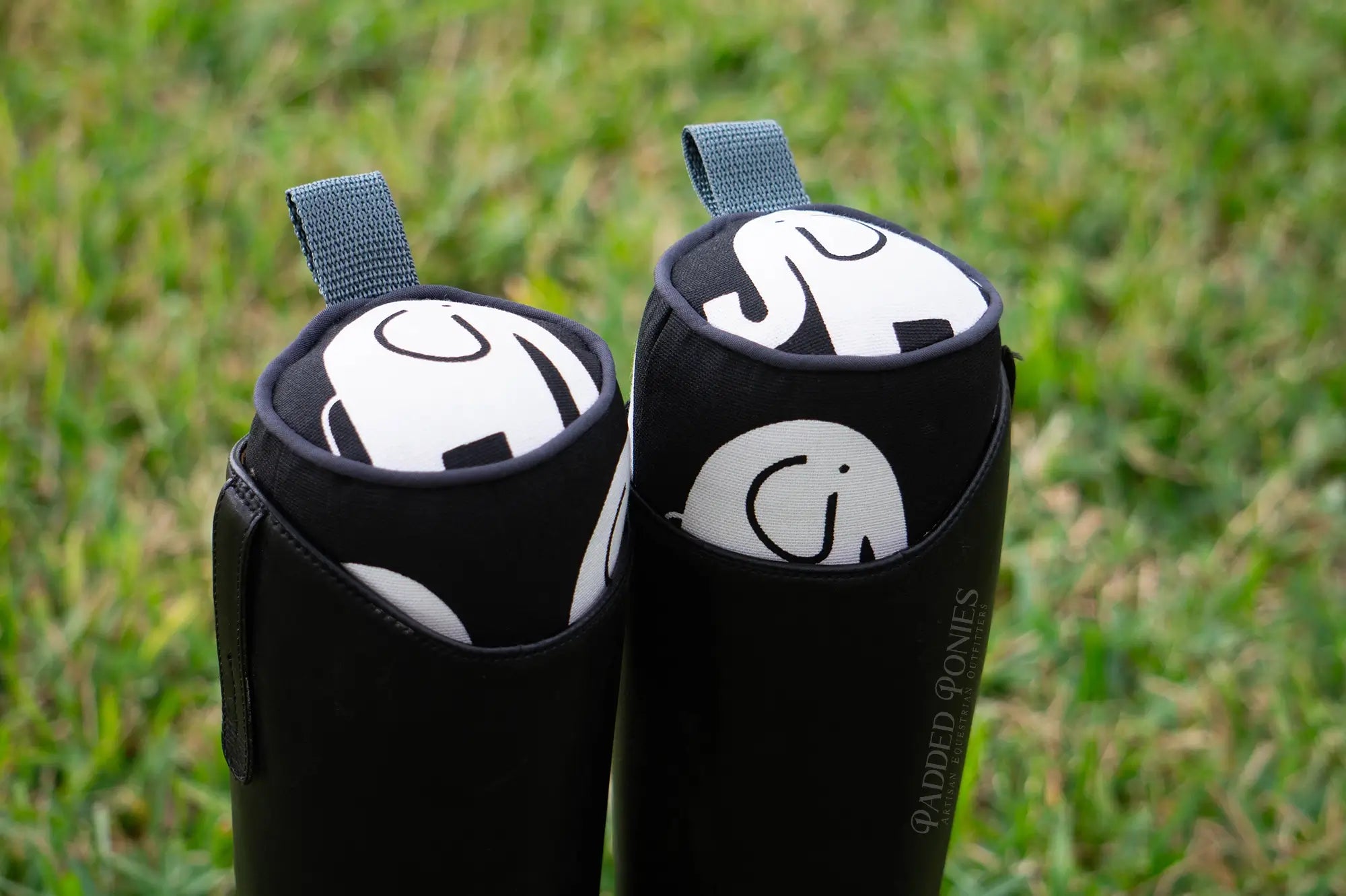 Black and Gray Elephants Animal Print Boot Tree Stuffers