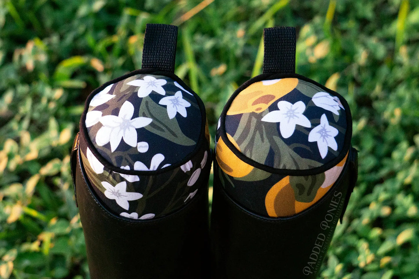 Black Lemons and Bees Floral Boot Tree Stuffers