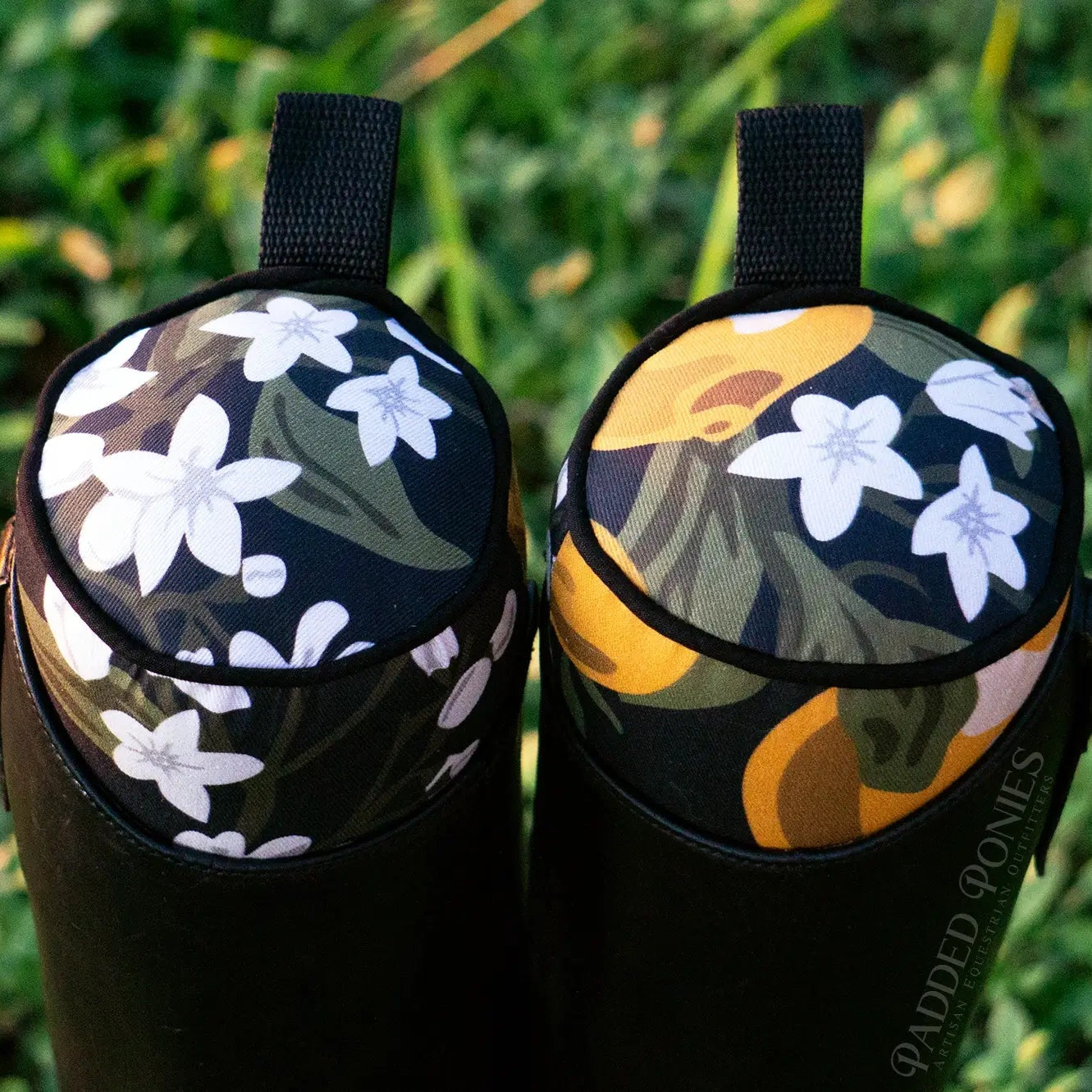 Black Lemons and Bees Floral Boot Tree Stuffers