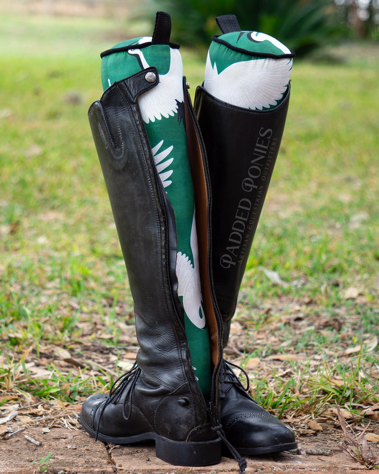 Emerald Green Cranes Equestrian Tall Boot Tree Shapers