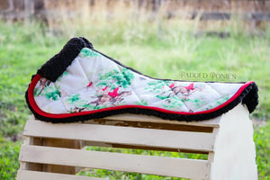 Custom Foxhunt Toile Fleece Half Pad