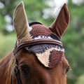 Frankenstein Patchwork Halloween Costume Fly Veil Bonnet Horse Size