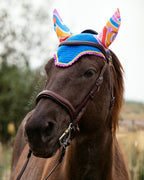 The Groovy Collection Psychedelic Waves Horse Fly Veil Bonnet