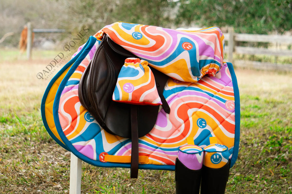 The Groovy Collection Psychedelic Waves Matching Set