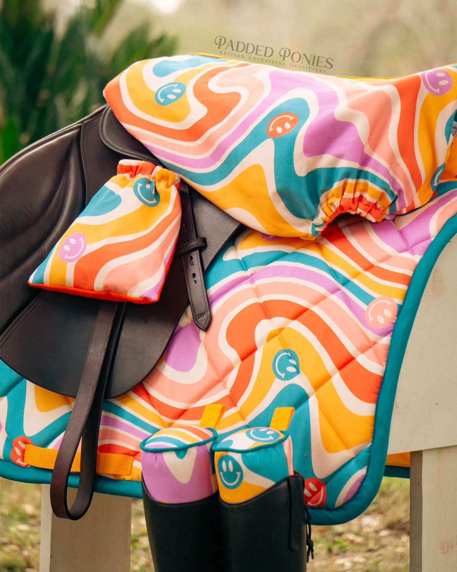 The Groovy Collection Psychedelic Waves Matching Set