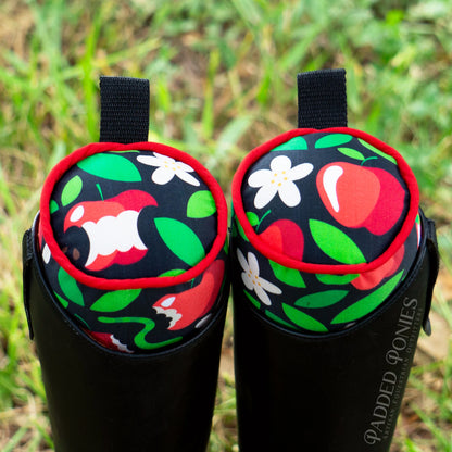 Honeycrisp Apple Red and Black Tall Boot Tree Stuffer Shapers