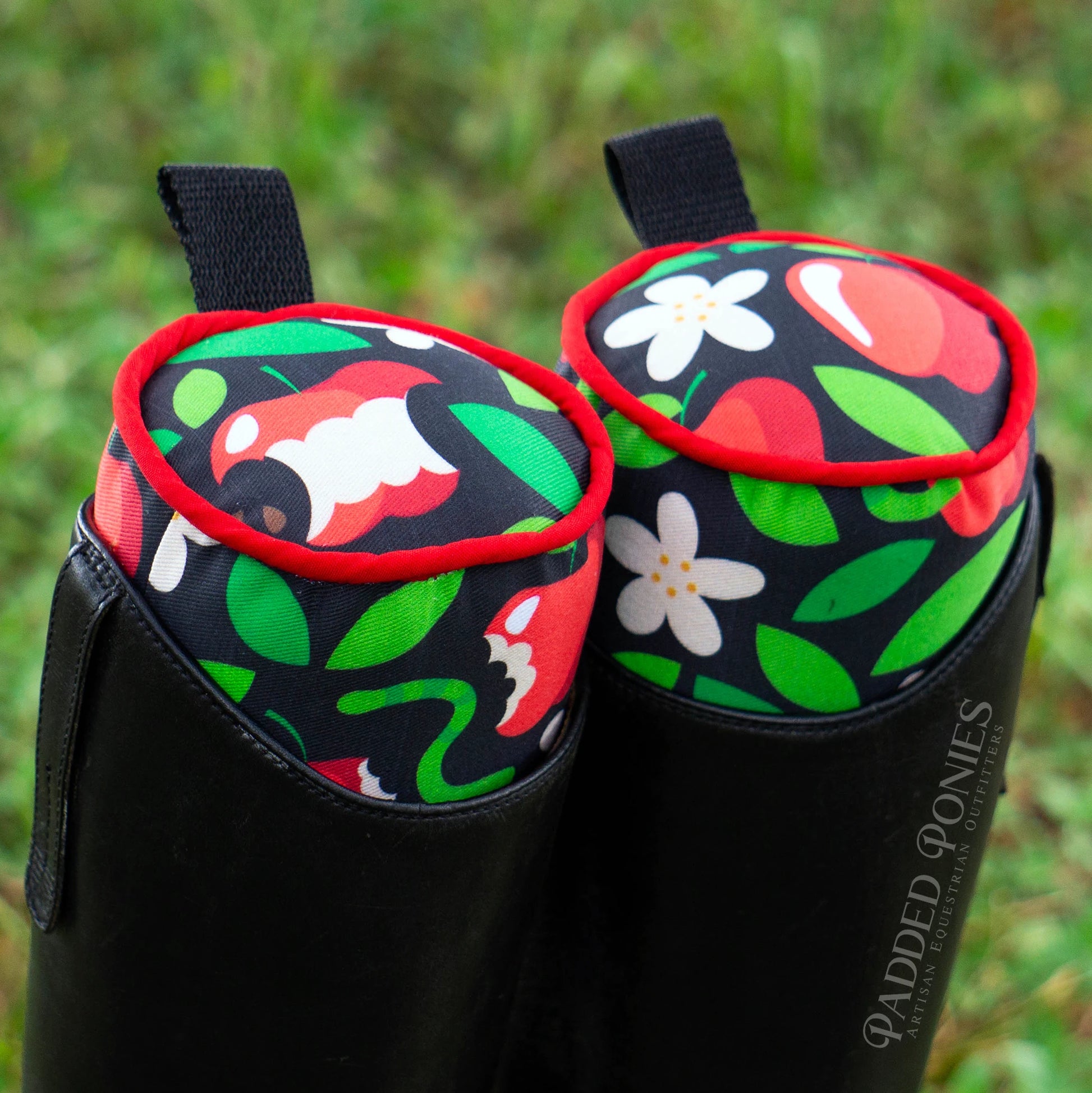 Honeycrisp Apple Red and Black Tall Boot Tree Stuffer Shapers