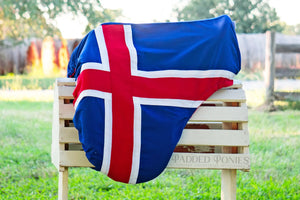 Icelandic Flag Dressage Saddle Cover