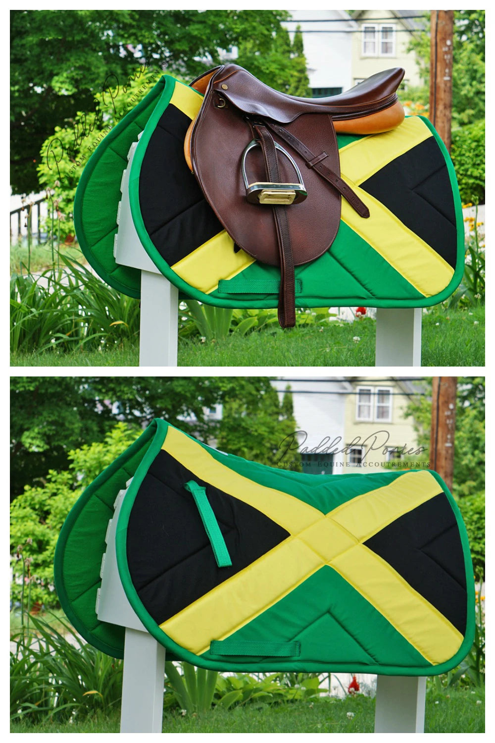 Jamaican Flag All Purpose Saddle Pad
