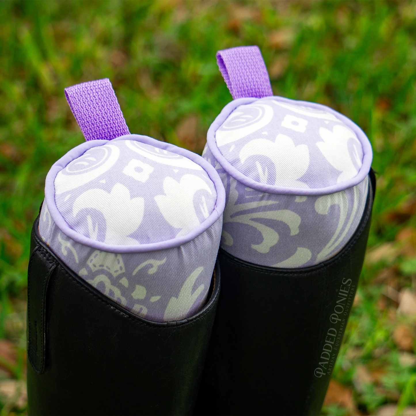 Lavender Damask Floral Boot Tree Stuffers