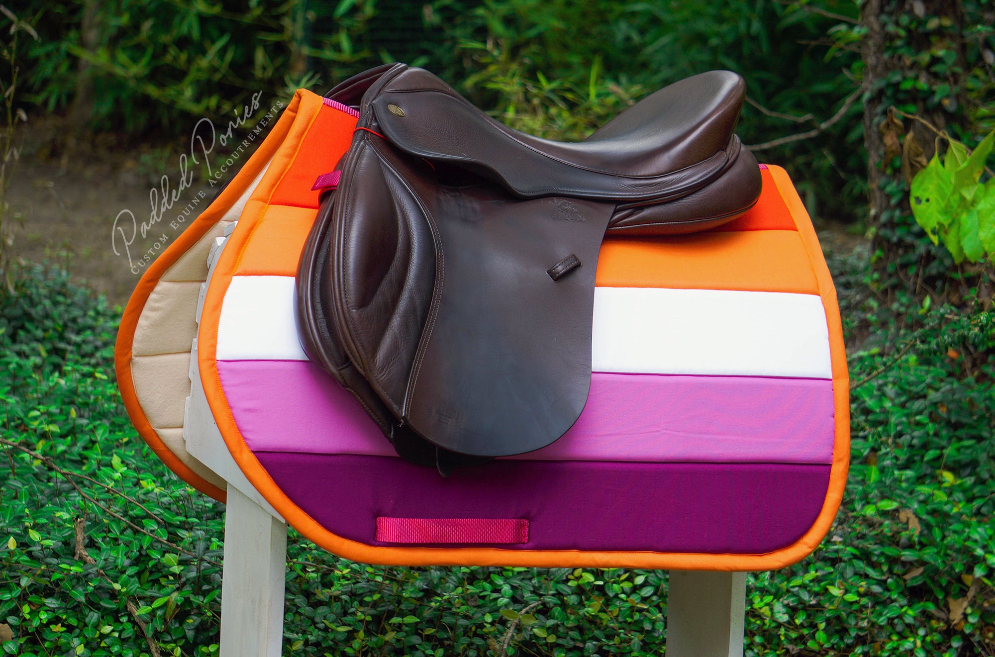 Custom LGBTQ+ Pride Flag Saddle Pad