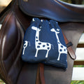 Custom Stirrup Covers Giraffes