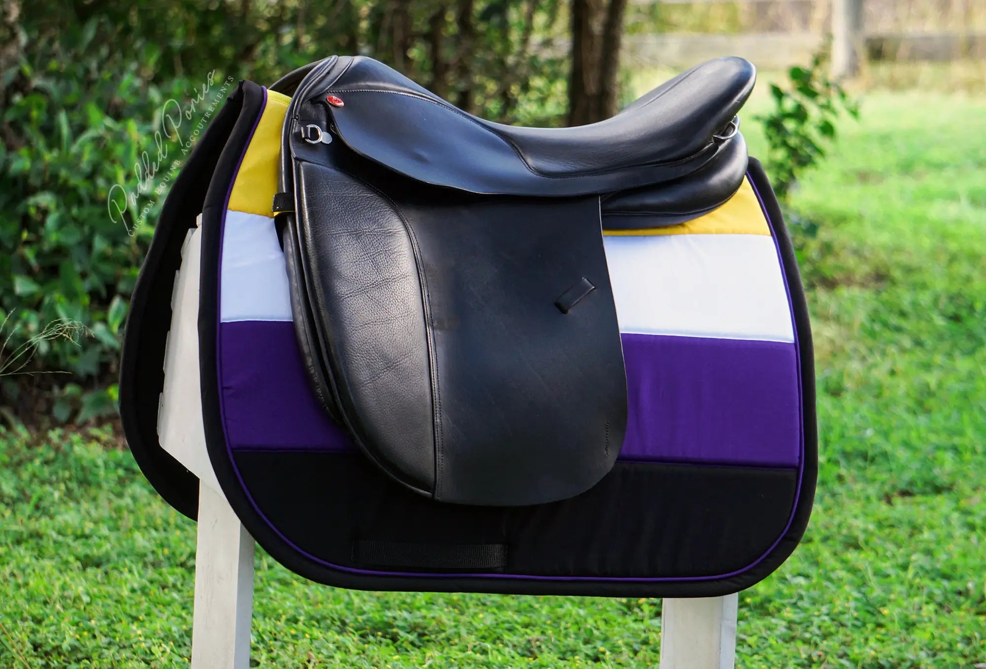 Custom LGBTQ+ Pride Flag Saddle Pad