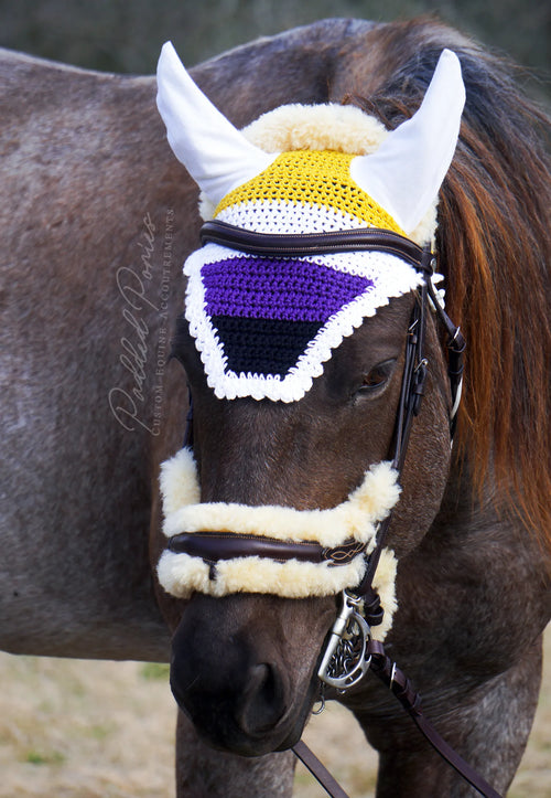 LGBTQ+ Non-Binary Flag Fly Veil Bonnet