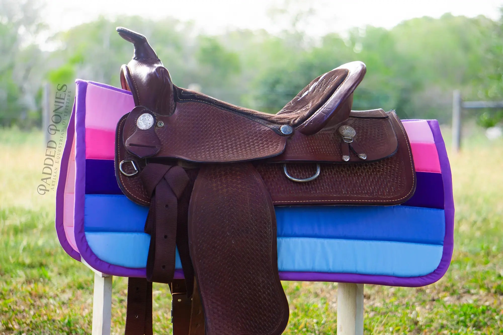 LGBTQ+ Omnisexual Flag Western Saddle Pad