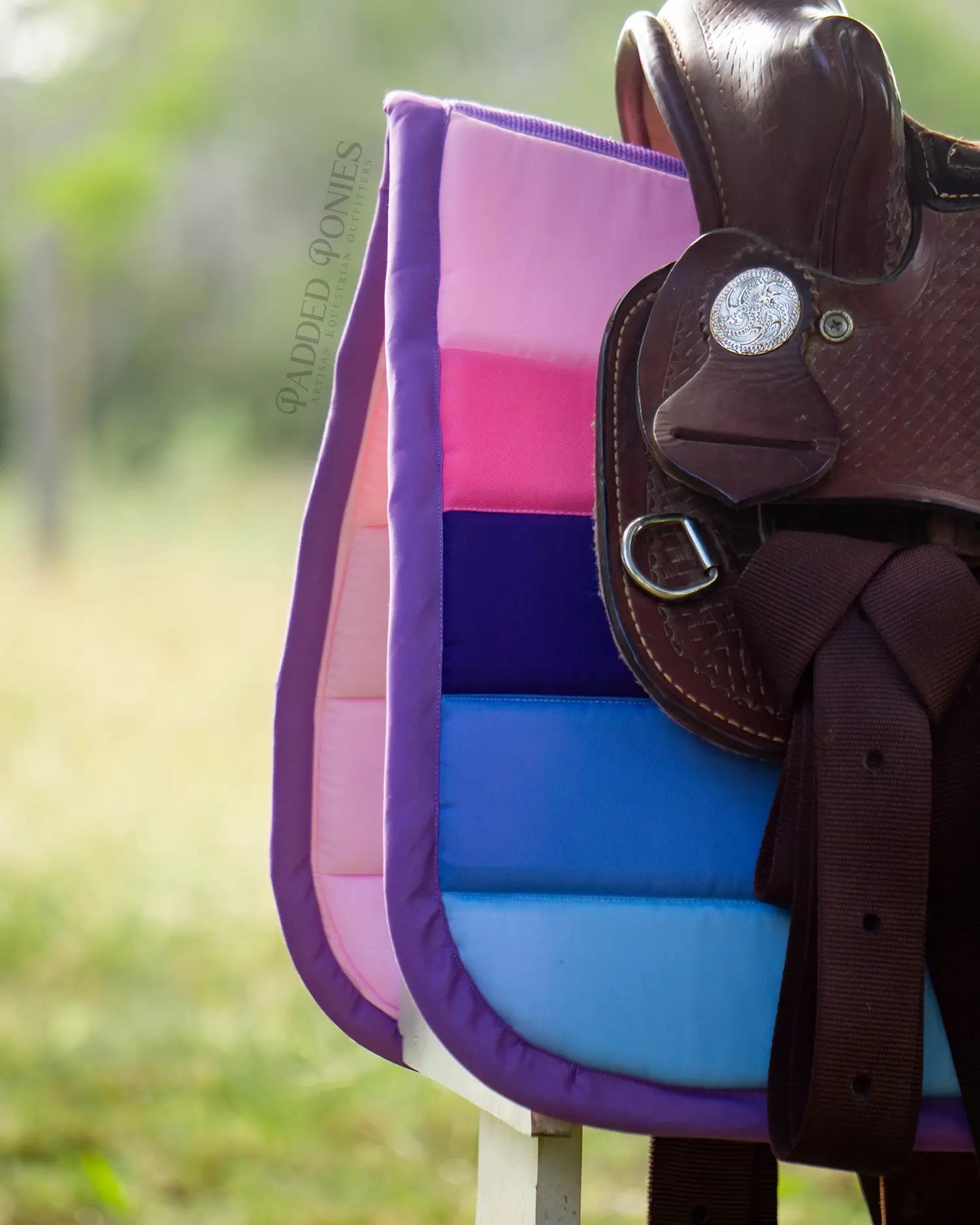 LGBTQ+ Omnisexual Flag Western Saddle Pad