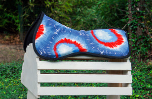 Custom Tie Dye Memory Foam Half Pad