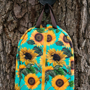 Custom Turquoise Sunflowers Bridle Bag