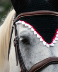 Sharp Monster Teeth Halloween Costume Fly Veil Bonnet Horse Size