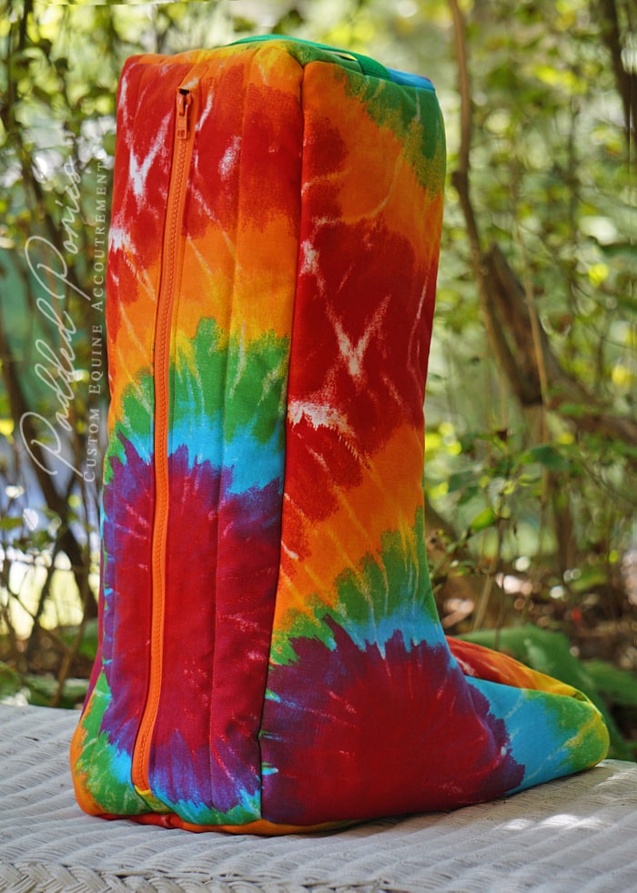 Custom Tie Dye Tall Boot Bag