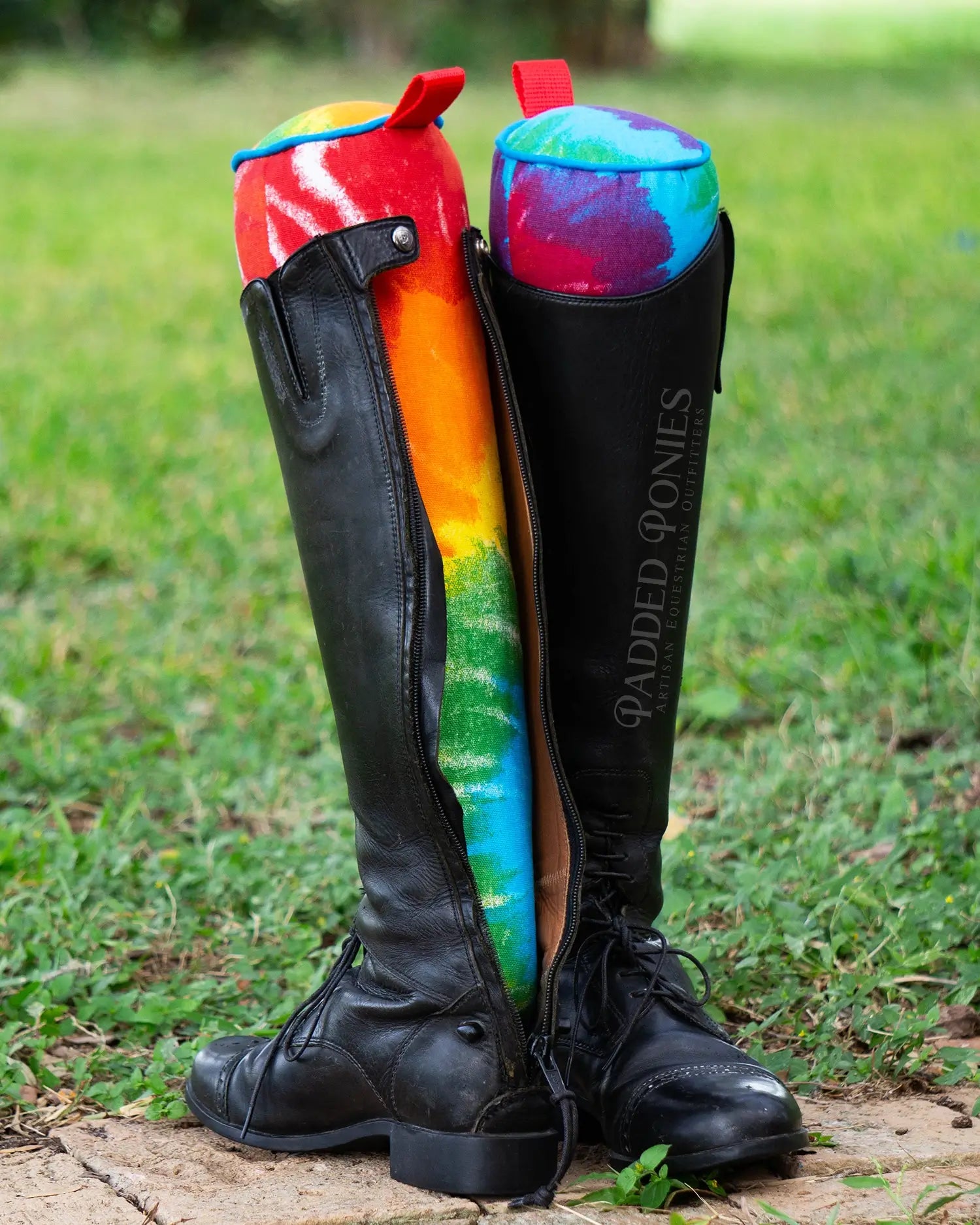 Rainbow Tie Dye Retro Boot Tree Stuffers