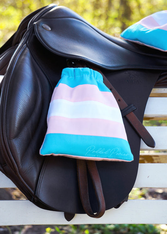 LGBTQ+ Transgender Flag Stirrup Covers
