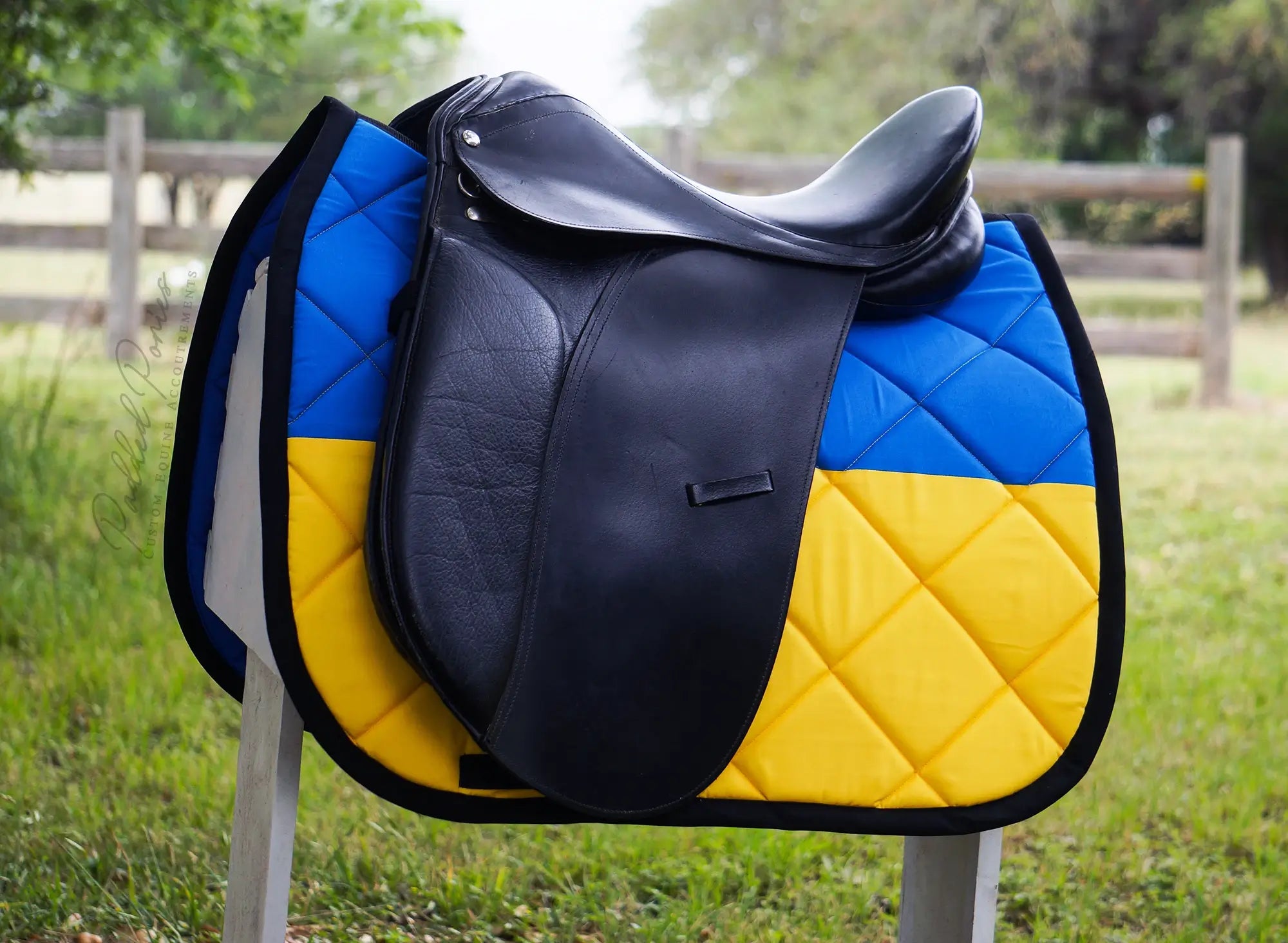 Ukraine Ukrainian Flag Dressage Saddle Pad