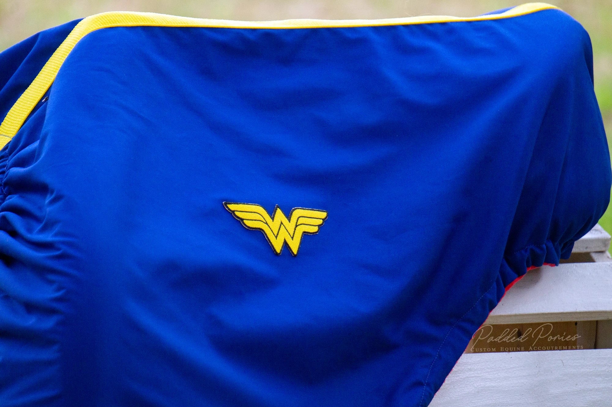 Royal Blue DC Comics Wonder Woman Superhero Patch All Purpose Saddle Cover