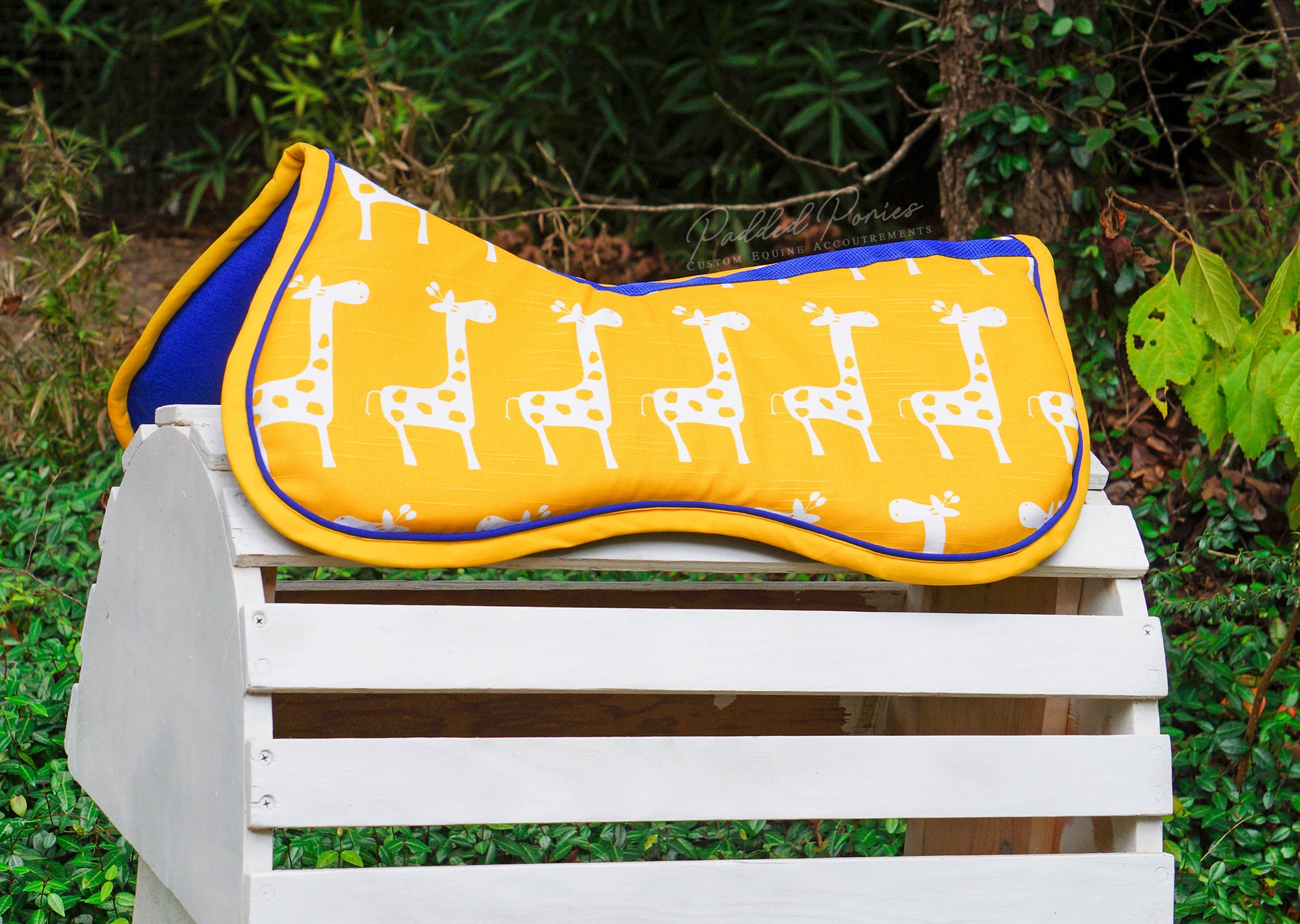 Custom Giraffes Memory Foam Half Pad