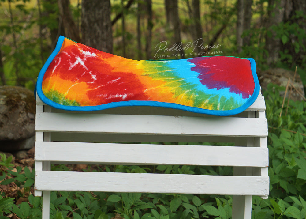 Custom Tie Dye Memory Foam Half Pad