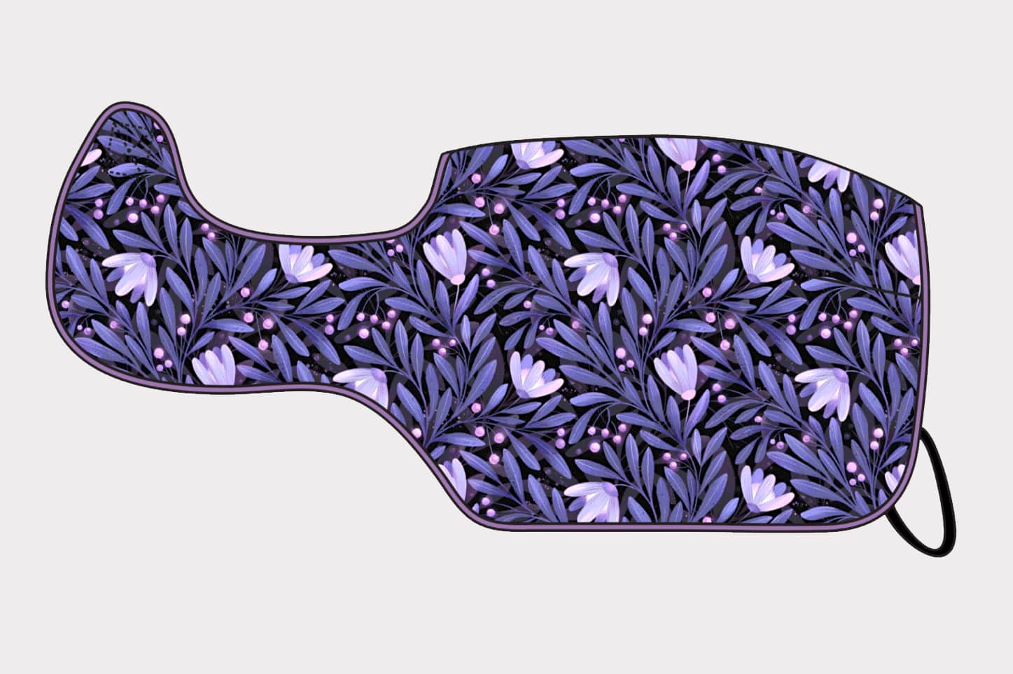 Custom Purple Moonflowers Quarter Sheet