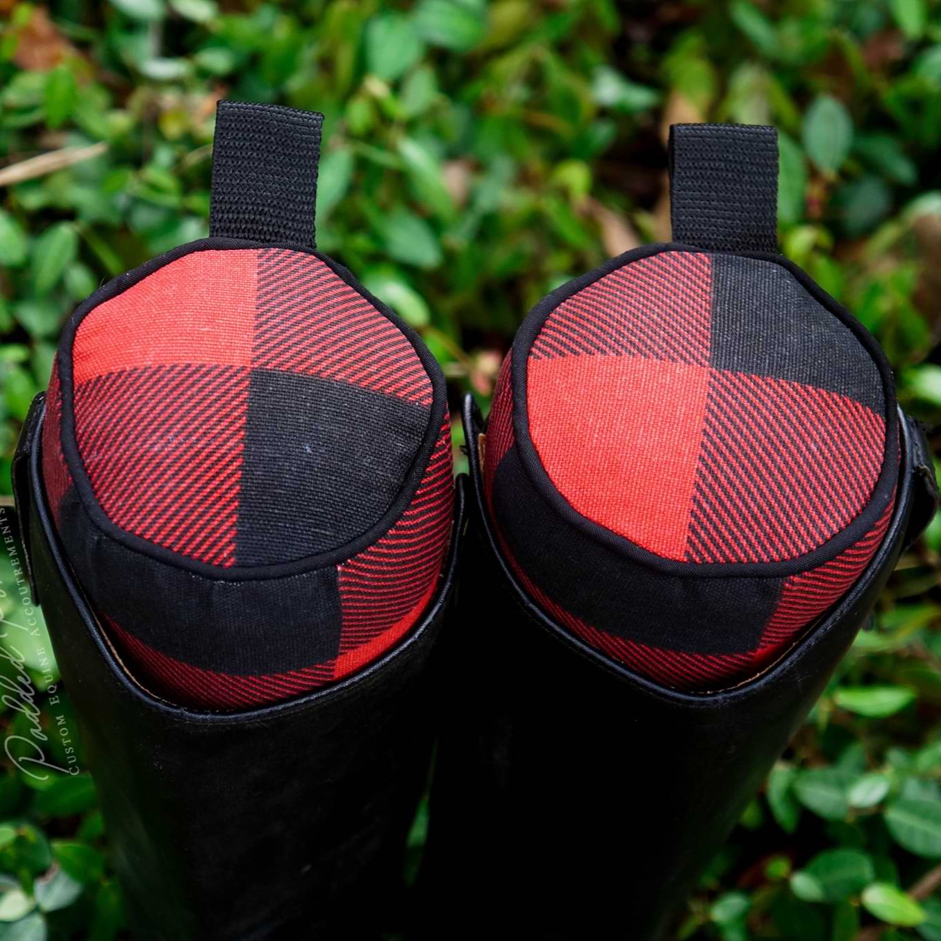 Black and Red Buffalo Plaid Boot Tree Stuffers