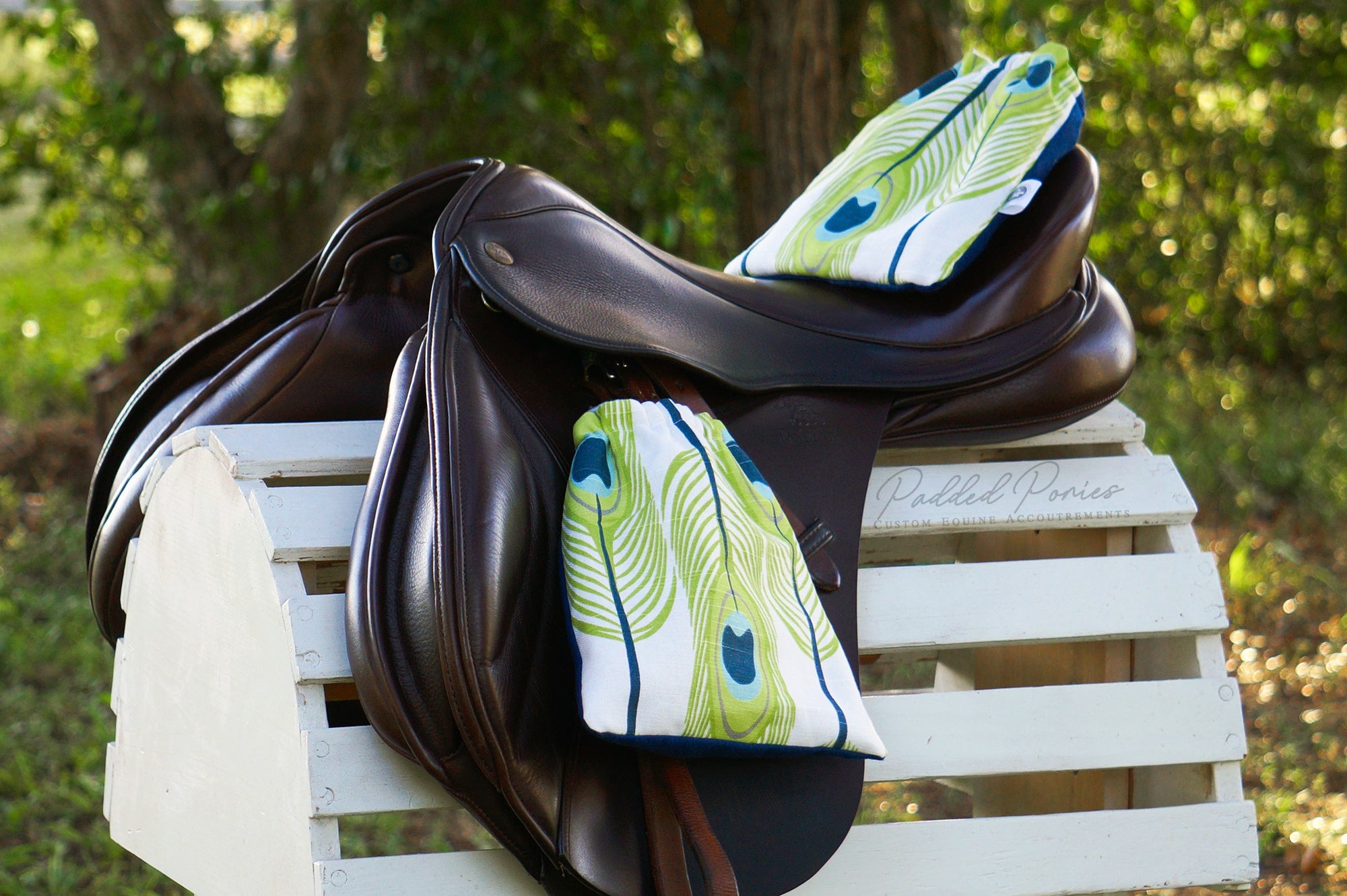 Custom Eclectic Prints Stirrup Covers