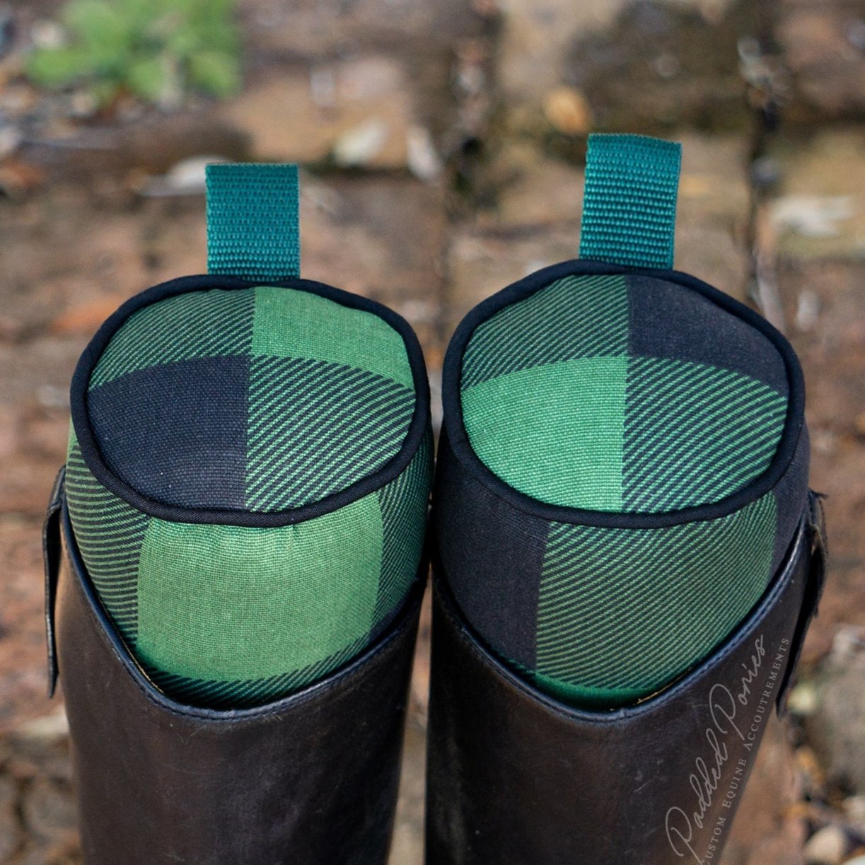 Black and Green Buffalo Plaid Boot Tree Stuffers