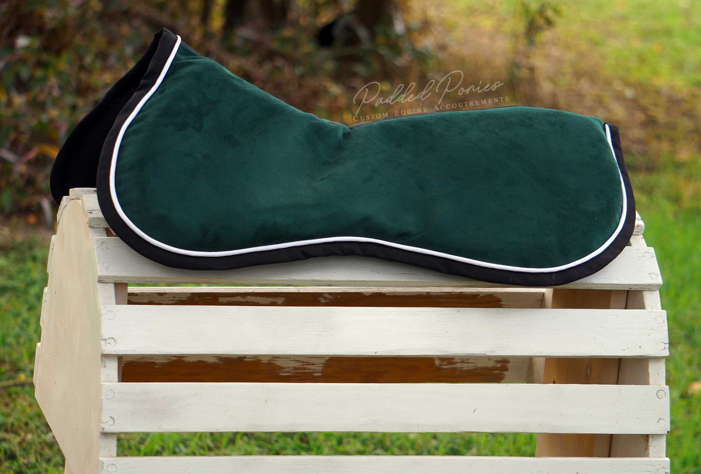 Hunter Green Suede Comfort Memory Foam Jump Half Pad